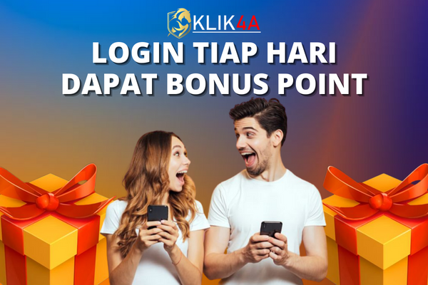 Ada Bonus 2 Point Untuk Kamu yang Login Aplikasi Point Reward Setiap Hari