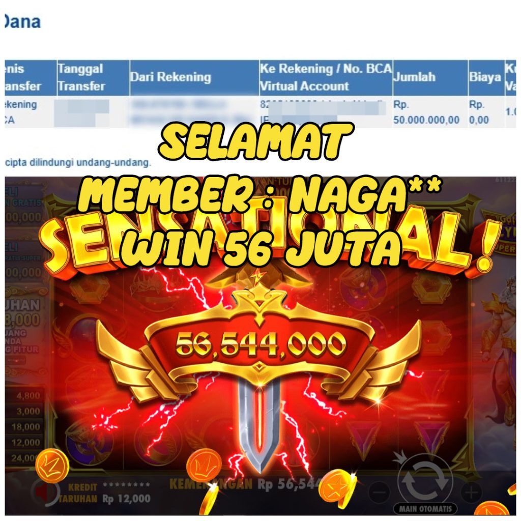 member naga klikhoki win 56 juta